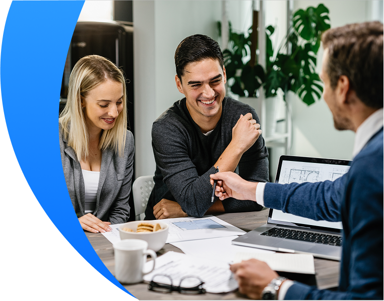 Hotel reception with professional staff